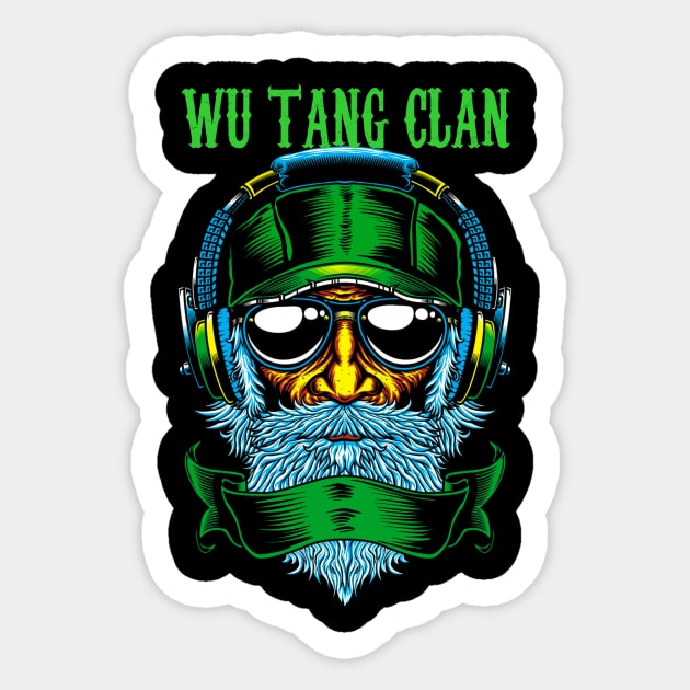 WU TANG CLAN RAPPER MUSIC Sticker by jn.anime